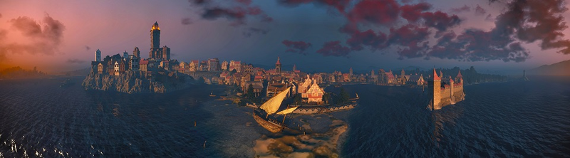 Illustration for article titled These Witcher 3Â Panoramas Show Off the Game's Gorgeous Landscapes